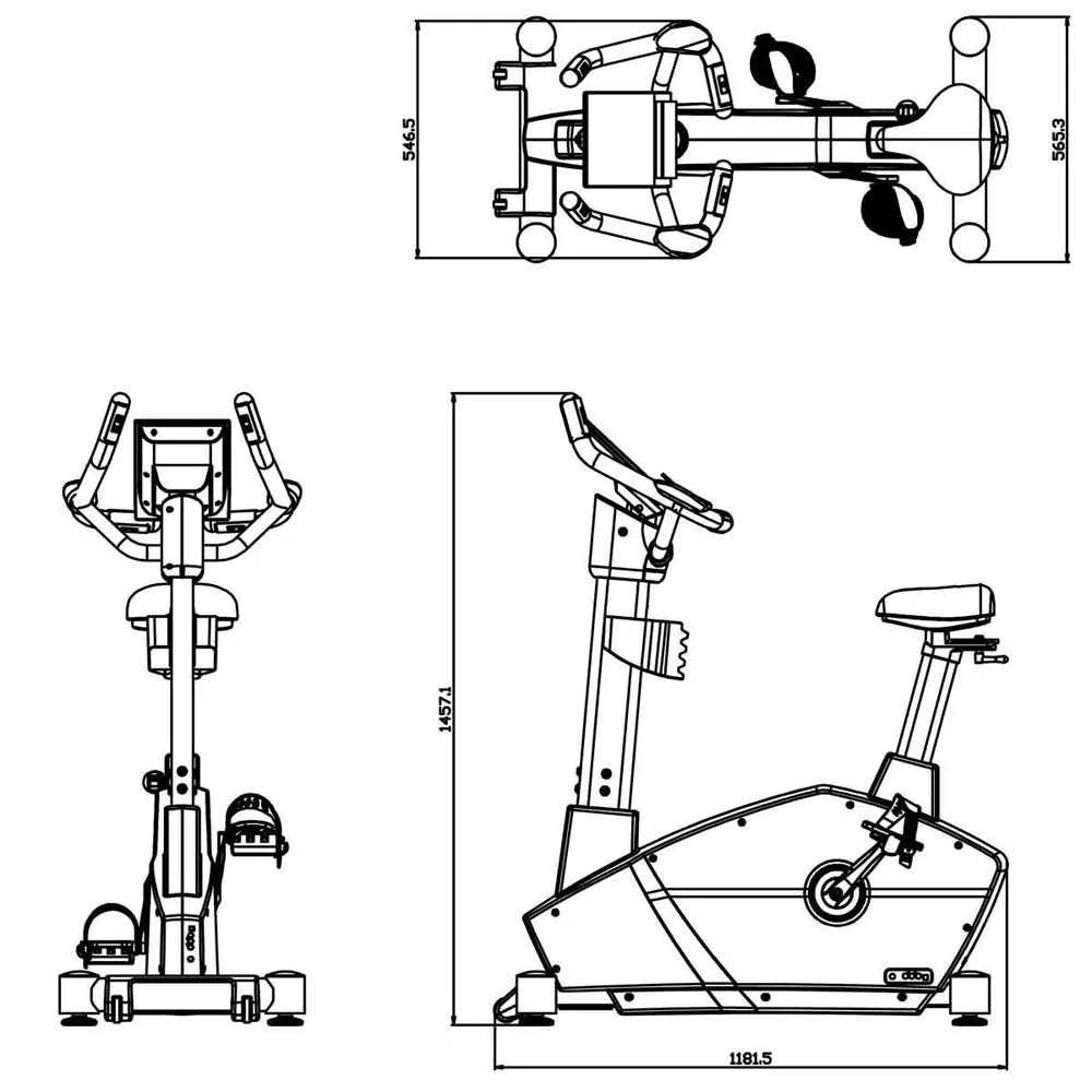 Ergometer EB-2400 EMS Exercise Bike 6 Ergometer EB-2400 EMS Exercise Bike - Image 6