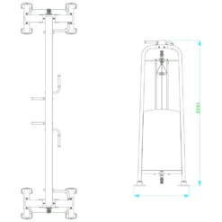 F2G Line Cable Cross Over Multifunctional Machine -ActiveGear Store dkn technology f2g line cable cross over multifunctional machine 4