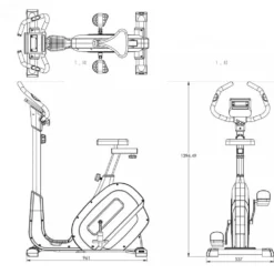M-470 Exercise Bike -ActiveGear Store dkn technology m 470 exercise bike 6