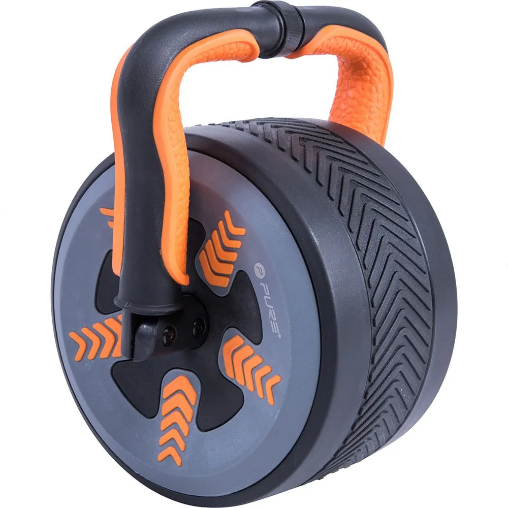 PURE2IMPROVE 2-in-1 Core Training AB Wheel + Kettlebell 3kg 1 PURE2IMPROVE 2-in-1 Core Training AB Wheel + Kettlebell 3kg