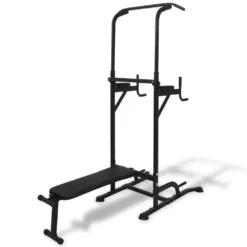 VIDAXL 91191 Power Tower With Sit-Up Bench