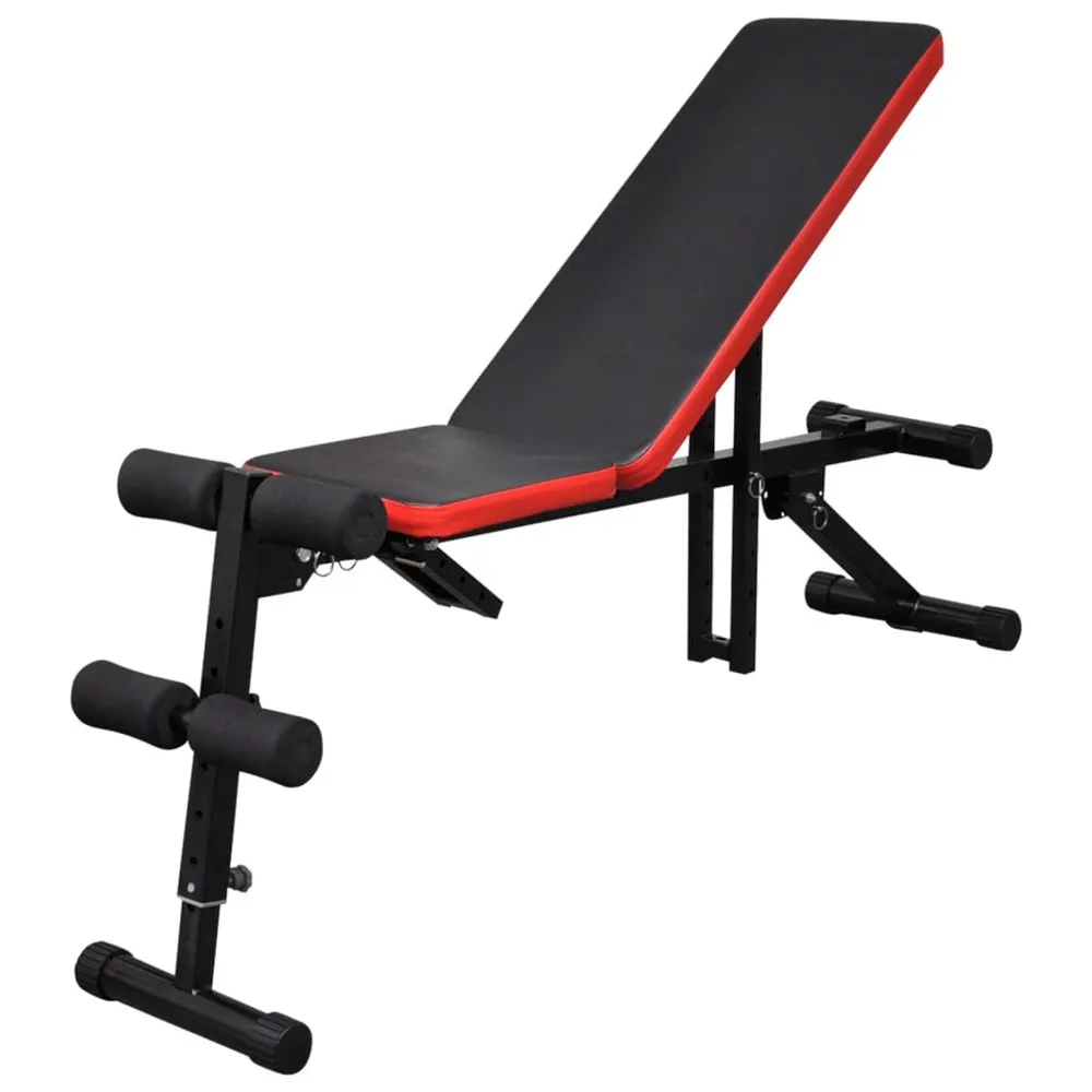 VIDAXL Adjustable Sit Up Bench Multi-Position 1 VIDAXL Adjustable Sit Up Bench Multi-Position