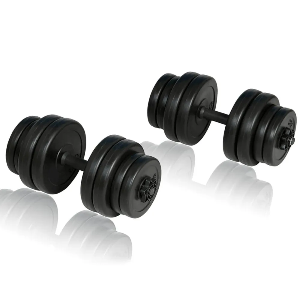 VIDAXL Home Gym Folding Weight Bench Dumbbell Barbell Set 7 VIDAXL Home Gym Folding Weight Bench Dumbbell Barbell Set - Image 7