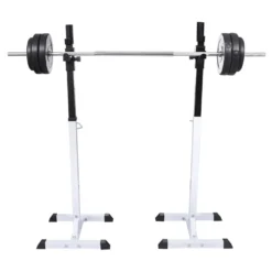 VIDAXL Squat Barbell Rack Set