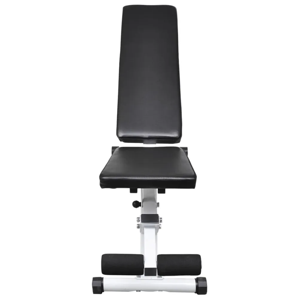 VIDAXL Workout Bench With Barbell Dumbbell Set 30,5kg 2 VIDAXL Workout Bench With Barbell Dumbbell Set 30,5kg - Image 2