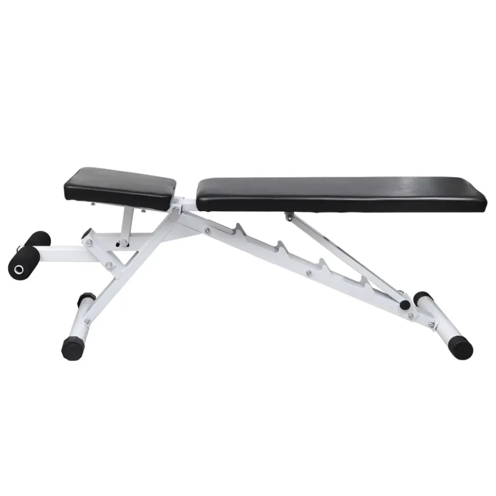 VIDAXL Workout Bench With Barbell Dumbbell Set 30,5kg 4 VIDAXL Workout Bench With Barbell Dumbbell Set 30,5kg - Image 4