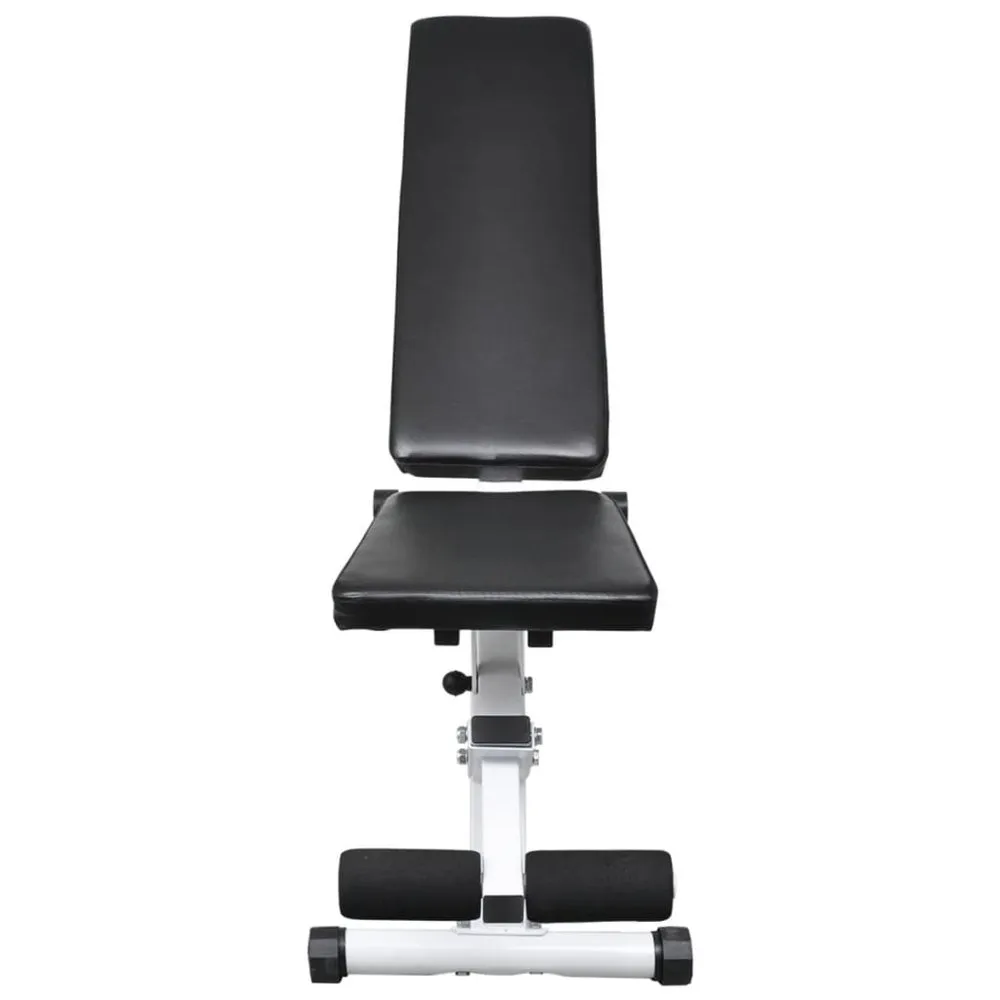 VIDAXL Workout Bench With Barbell Dumbbell Set 60,5kg 2 VIDAXL Workout Bench With Barbell Dumbbell Set 60,5kg - Image 2